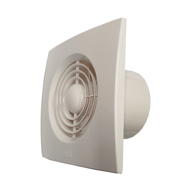 HPM Wall Exhaust Fan Kit with Duct and Grille, 100