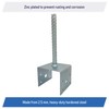 U Shaped 4x4 Deck Post Concrete Anchor Spike, Fence Post