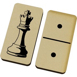 Azeeda 'King Chess Piece' Domino Set & Box (DM00040781)
