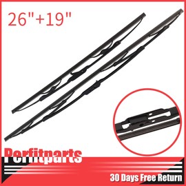 Alisaouse Wiper Blade Kit 26" + 19" Front Left + Right (SET OF 2) A0395A0001