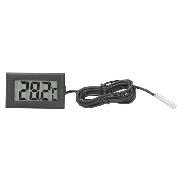 TOPINCN Thermometer Digital Embedded Meter Mini Electronic LCD Thermometer Gauge