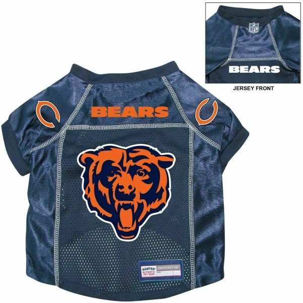 Hunter MFG CHICAGO BEARS DOG CAT PREMIUM JERSEY ALTERNATE w/