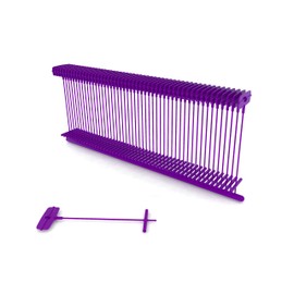 Kenco 1 Inch Standard Tagging Attachments, 1-in Fasteners for Tagging Retail, Consignment and Manufacturing - 5,000 Pieces Per Box 50 per Clip (1 Box 5,000 Fasteners, Purple)