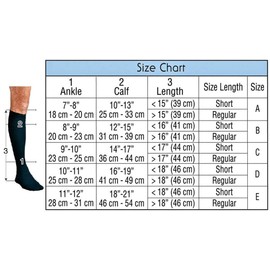 Carolon Health Support Microfiber Dress Knee Sock – Men’s Socks for Poor Leg Circulation - 20-30 mmHg – 1 Pair (White, C Regular)