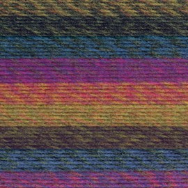 Lion Brand Yarn Lion Brand Yarn Ferris Wheel Yarn, Roving Multicolor Yarn for Knitting, Crocheting, and Crafts, 1 Pack, Summer Day