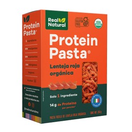 Real Natural, Protein Pasta Lenteja Roja, 250 Gramos