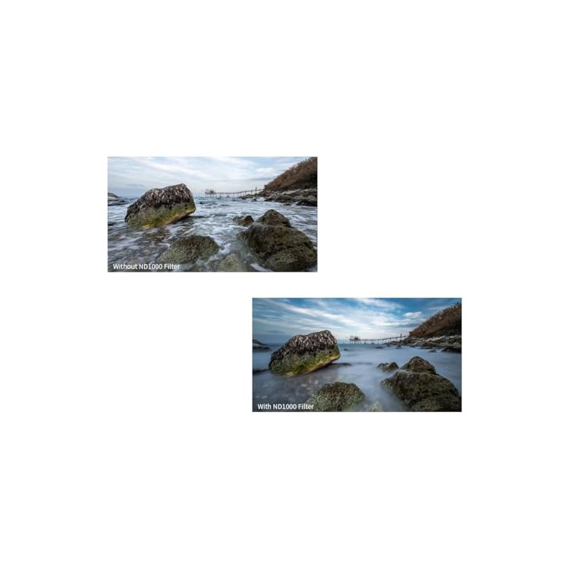 Premium Variable Neutral Density (ND2-ND1000) Filter Compatible with Sony Alpha