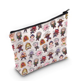 BG3 Merch D&D Dragons Adventure Awaits at BG3 Makeup Bag DND Gift BG3 Tiefling Zipper Pouch Bag BG3 Gamer Gift Role Playing Game Gifts (MB, Western BG-PY2)