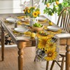 Artoid Mode Brown Sunflowers Bees Spring Place Mats Set of