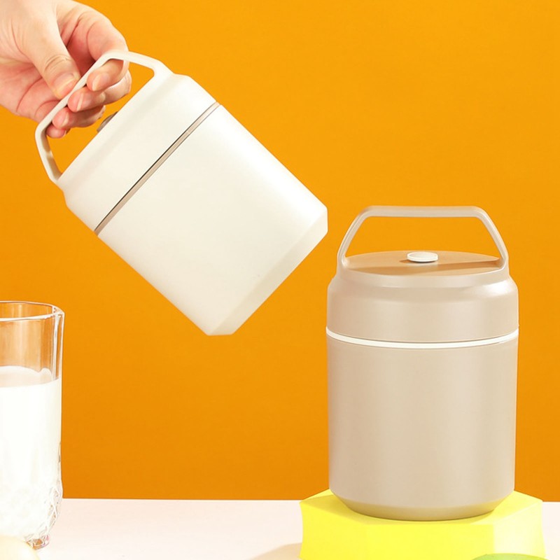 Stainless Steel Insulated Food Jar Double Layer 620ml Capacity Leak