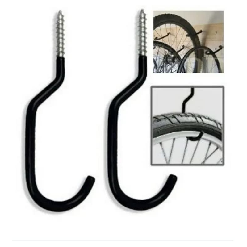 INION Set of 4 ceiling hooks, bicycle hooks, bicycle holder,