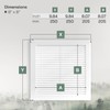 Vent Systems 8" x 8" Inch (Opening Dimensions) - Pack