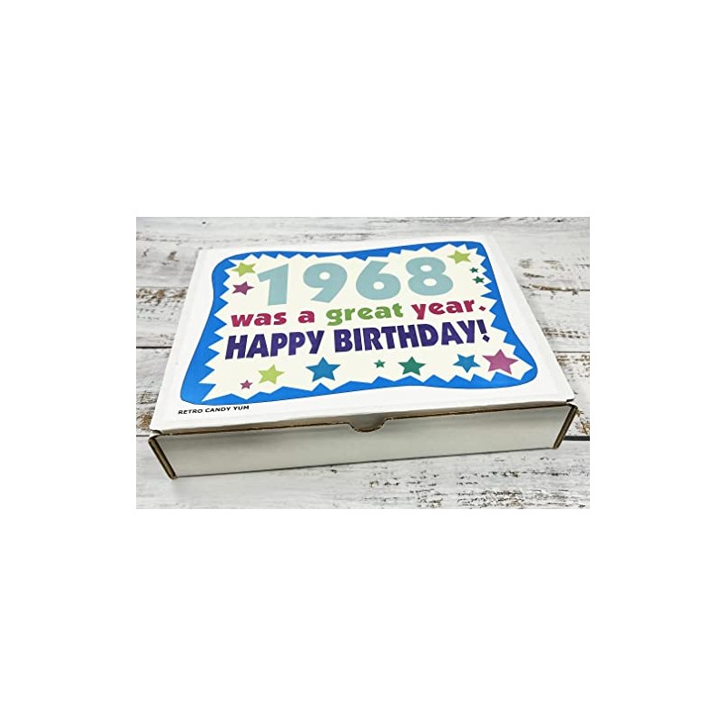 RETRO CANDY YUM ~ 1968 57th Birthday Gift Box Nostalgic