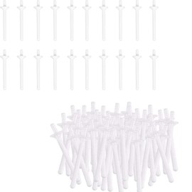 LUYING Gosso Nose Wax Sticks, Disposable Hair Removal Rods, Nose Clean, Nasal Hair Removal Tool, Unisex, Nasal Cleansing, For Home Use, Self (White, 50 sticks)
