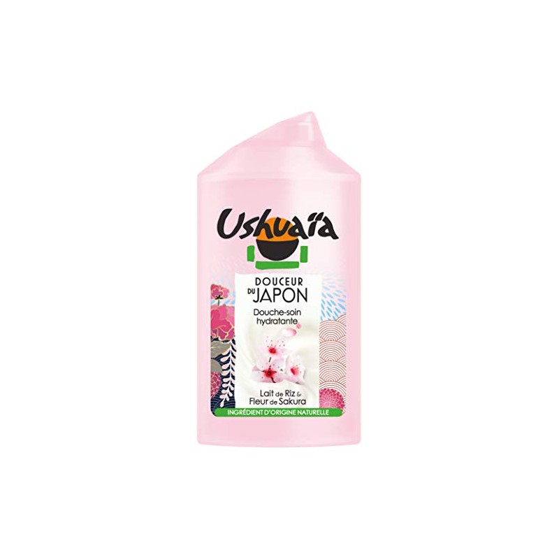 Ushuaia – Gel Douche Douceur Du Japon Lait de Riz et Fleur