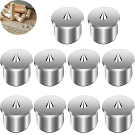 CESFONJER 8mm Dowel Markers, Marking Punch for Woodworking Dowels, Dowels. Woodworking Drill Bit Alignment Tool Point Mark for Dowels (10 Pieces of Each Size) (Solid)