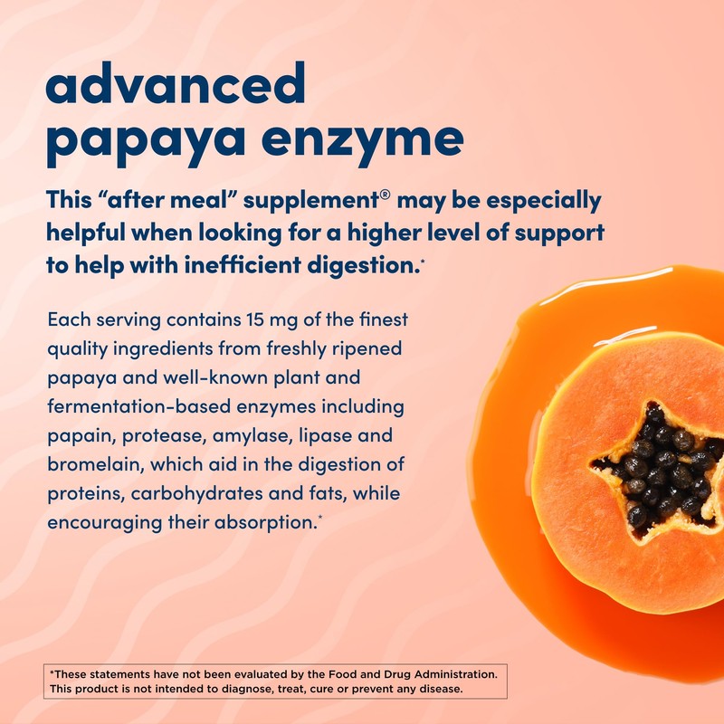 American Health Super Papaya Enzyme Plus - 180 Chewable Tablets