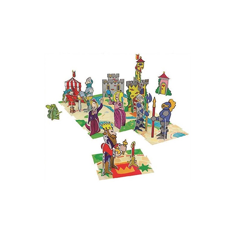 Noris KreaPapp 606311068 Medieval Large Playset Knight