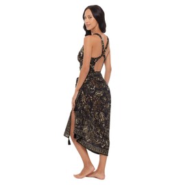 MagicSuit Women's Swimwear Balinese Blakley Soft Cup One Piece Swimsuit, Black/Multi, 12