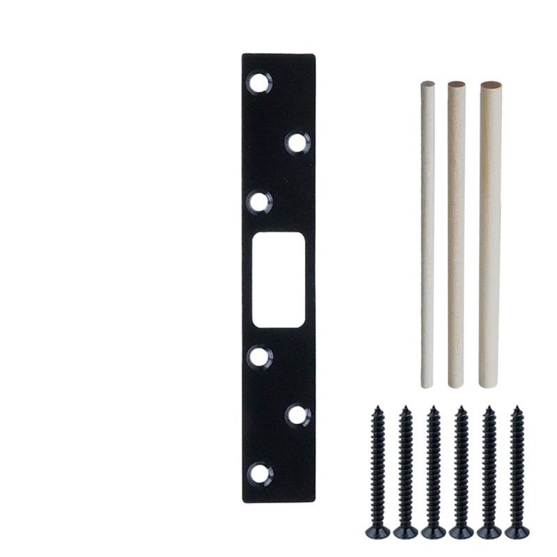 LC LICTOP 6 Inch Heavy Duty Door Strike Plate, Stainless