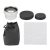 37MM 2X Aluminium Alloy Magnification Converter Lens for 37MM Diameter