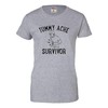 3X-Large Oxford Women Tummy Ache Survivor Funny T-Shirt
