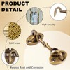 Otoolling 2 Pieces 2.75 Inch Brass Hook and Eye Latch