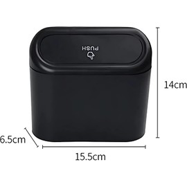 Araç İçi Katlanabilir Çöp Kovası, Akordiyon Tasarım, Universal Uyumlu, Asılabilir Özellikli Çöp Kovası