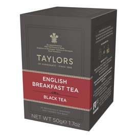 Taylors of Harrogate English Breakfast Tea, 20 Tea Bags (Pack of 6, Total 120 Teabags)