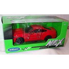 Welly nex models 2015 Ford Mustang GT red Opening parts vehicle 1:24 scale diecast model