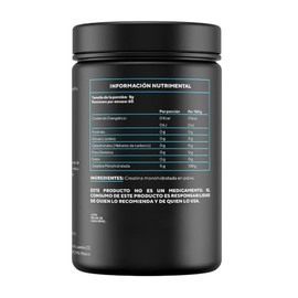 DUMO LABS | Creatina Monohidratada de Alta Pureza en polvo 300g | 60 porciones de 5gr