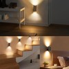 Aora Night Light, Plug-in Wall Mount with Dusk to Dawn