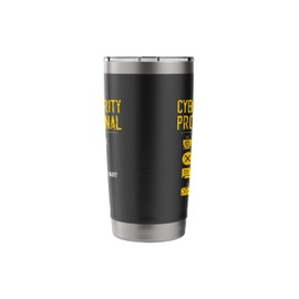 Cybersecurity Professional Noun Stainless Steel Insulated Tumbler
