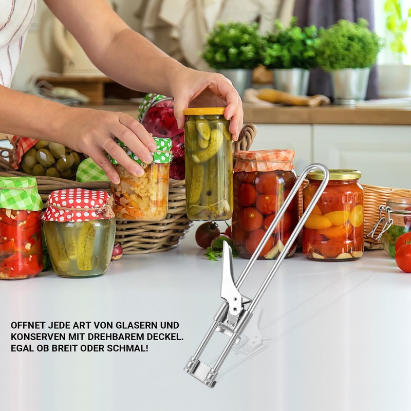2 Pcs Manual Can Openers, Adjustable Jar Can Openers, Easy