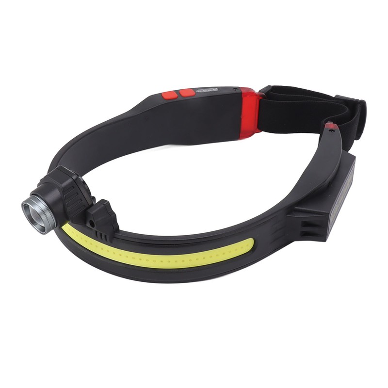 LED COB Head Light 10 Modes Zoomable Rechargeable Super Bright