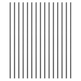 30-Pack Iron Stair Balusters – 44" Square Hollow Metal Spindles for Staircase Railing, 1/2" Black Decorative Balusters for Indoor and Outdoor Stair Remodel Projects