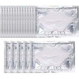 Mascarillas Labiales Hidratantes Gel Nutritivo para Labios Secos Paquete de 25 Unidades Almohadillas Antiarrugas para Cuidado Nocturno y Reducción de Líneas