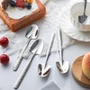 Dessert Spoons Set of 6 Stainless Steel Ice Cream Spoons