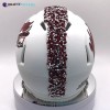 Riddell Edgewood Warriors Mini Football Helmet - Silver & Red