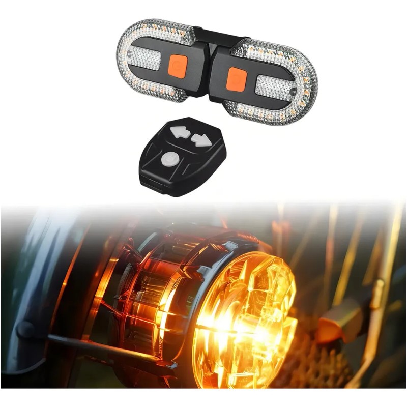 Luz De Bicicleta, Luz Direccional De Señal De Para