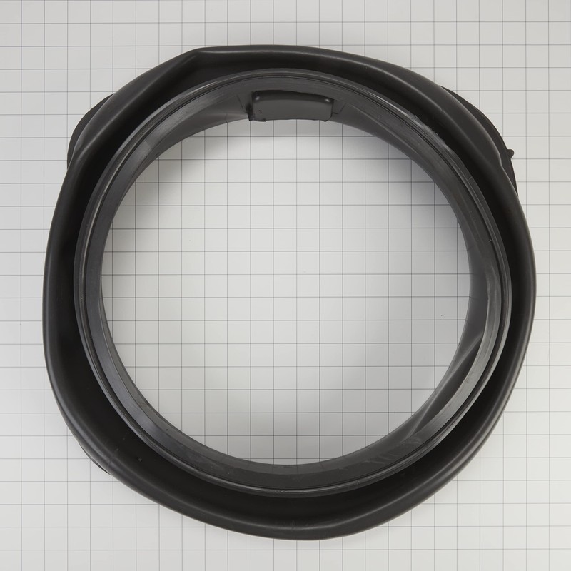 Whirlpool WP8182119 OEM Front Load Washer Door Boot Seal, Black
