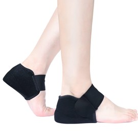Heel Support, Plantar Fasciitis, Heel Cushion, Standing Work: Heel Protective Pad, Shock Absorption, General Sports, L Size, Unisex