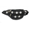 ODS:UK® Leather Festival Bum Bag Daisy Flower Studded Cross-Body Summer