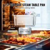 6 Pack 1/2 Size Anti-Jam Commercial Kitchen Steel Fabrication 0.8mm