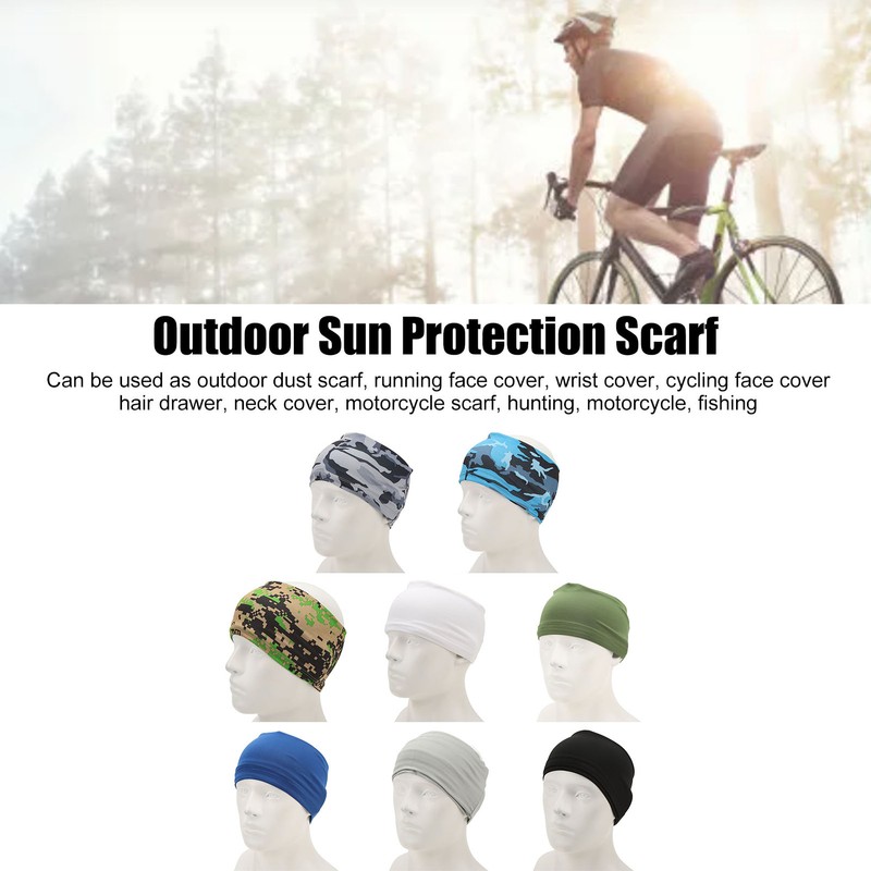 8 Pcs Outdoor Sun Protection Scarf Quick Drying Multi Function