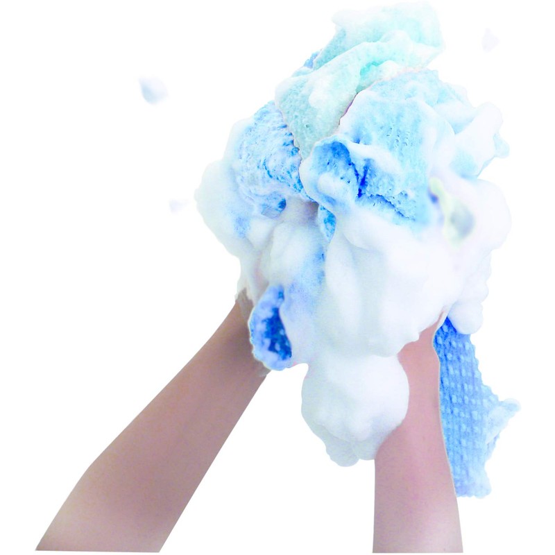 Kikuron Body Towel, Super Hard, Blue, 11.0 x 47.2 inches