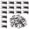 Keadic 100Pcs Packaging Open Snap-On Seals for 1/2" (13mm) Strap
