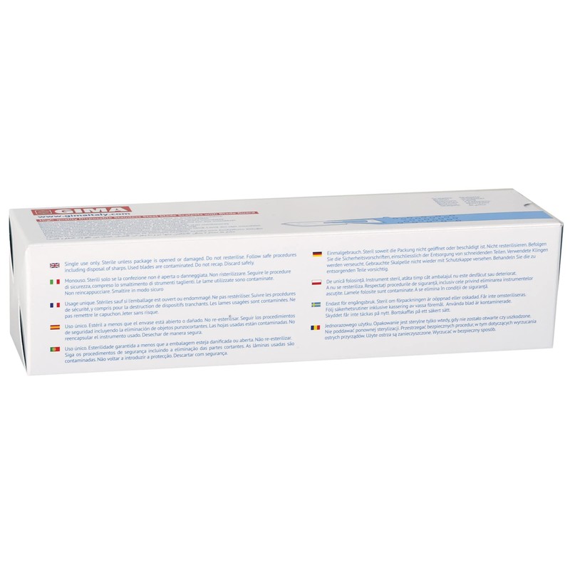 Gima Standard No.11 Sterile Scalpels made of Rust-Proof Stainless Steel,