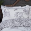 Sleepdown Jungle Toile Black White Leopard Print Geo Reversible Soft