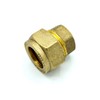 15mm Ending Cap Adaptor Brass Compression Fittings Connector Pipe Finishing